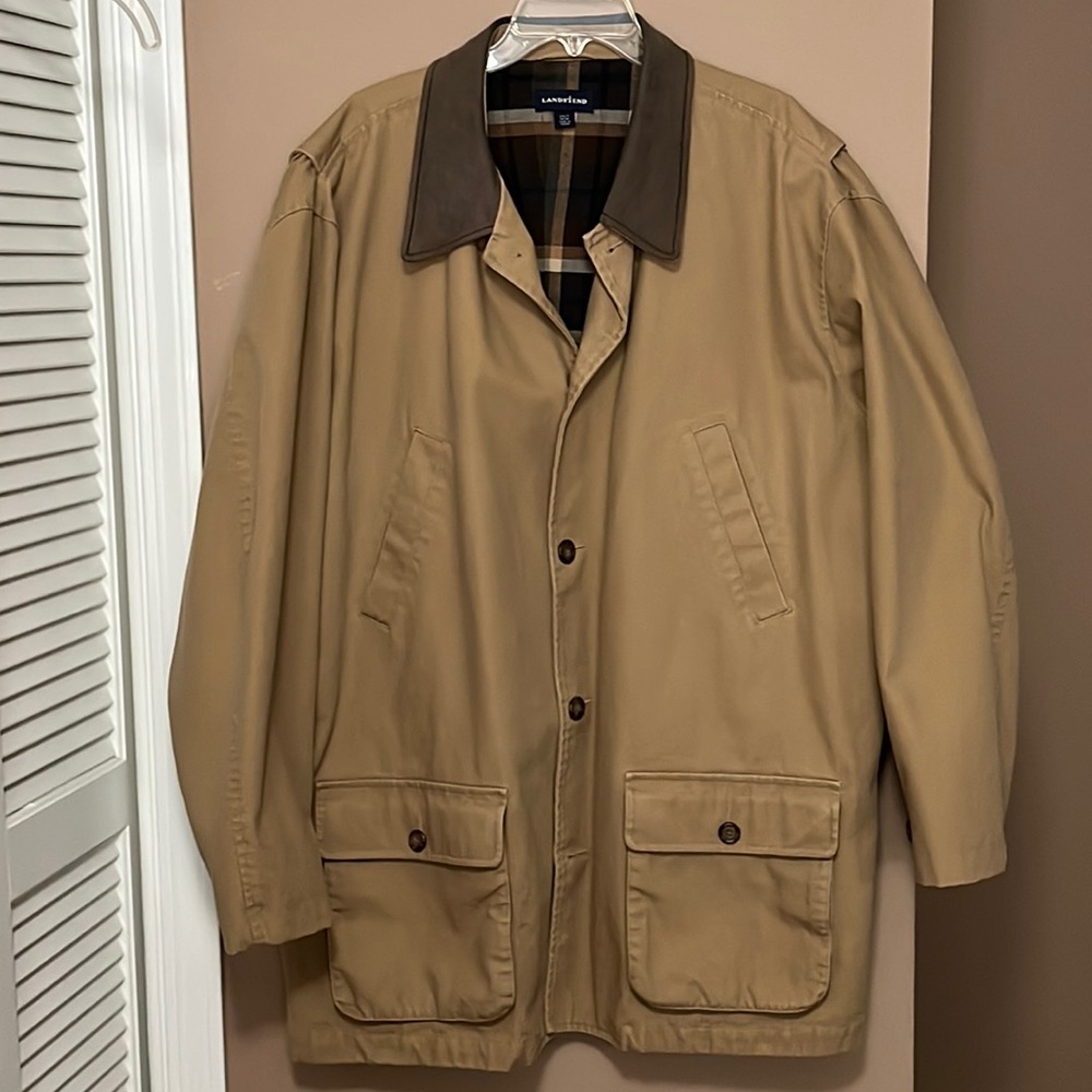 Land’s End men’s Barn Coat  brown